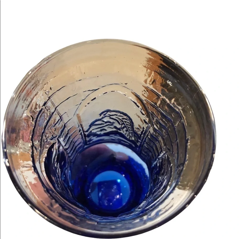 Colbalt Blue Beer Glass